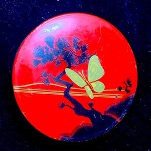 Vintage Graphic Silk Typewriter Ribbon & Tin